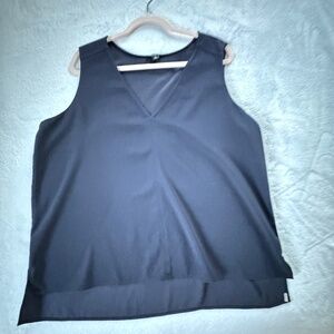 Ann Taylor Blue Sleeveless Tunic Size XL